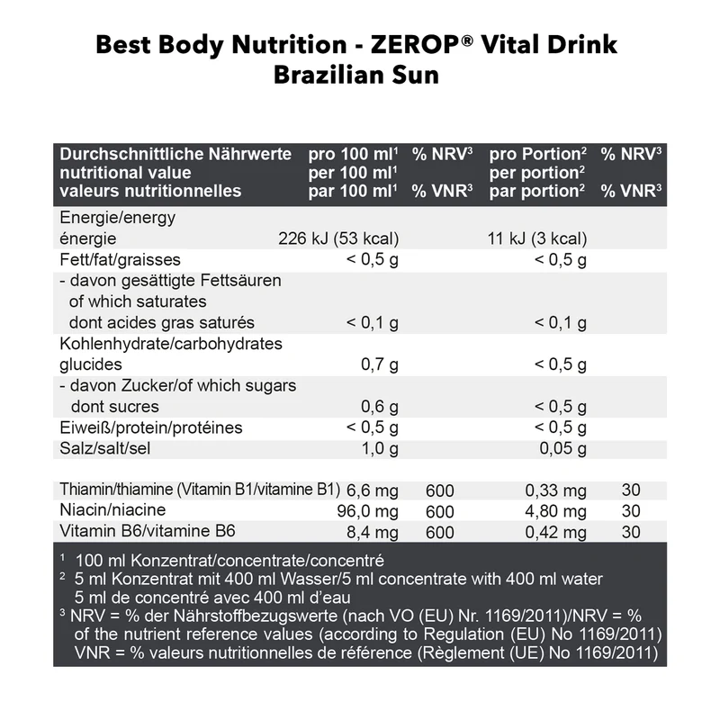 Vital Drink Konzentrat (1000ml)