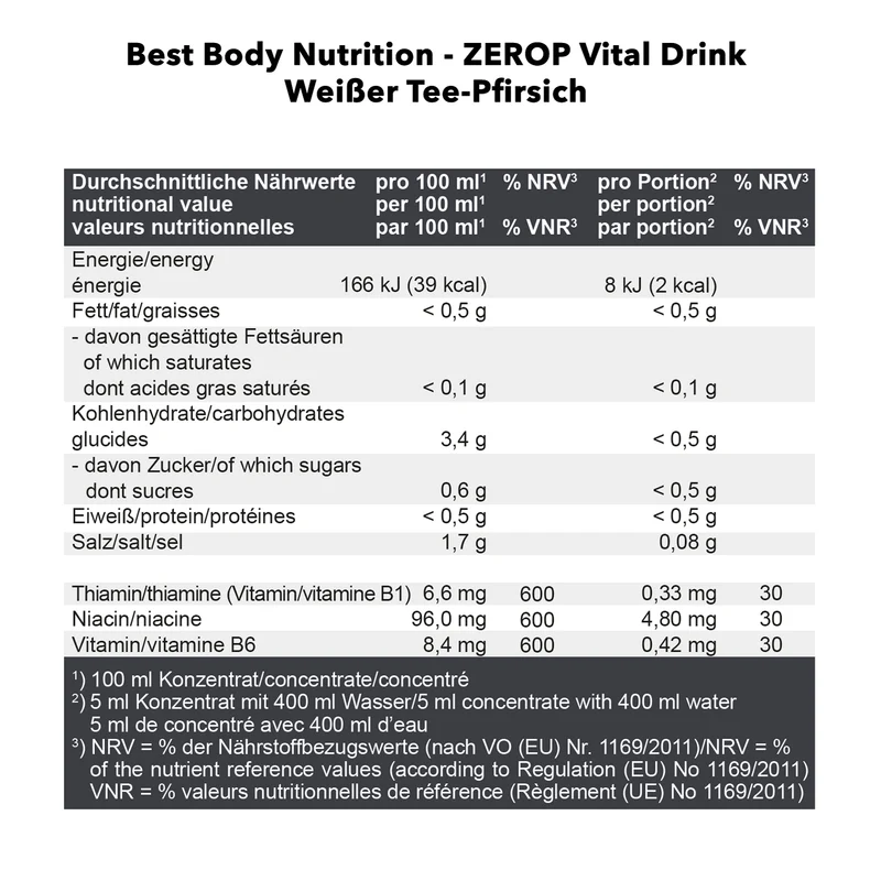 Vital Drink Konzentrat (1000ml)