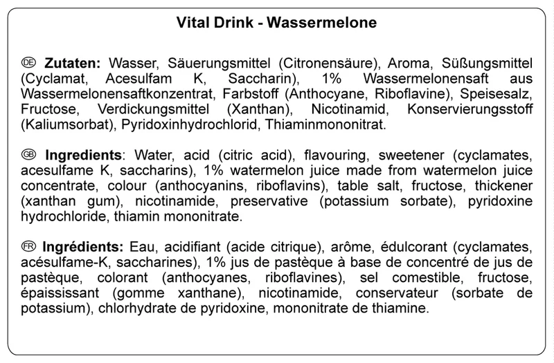 Vital Drink Konzentrat (1000ml)