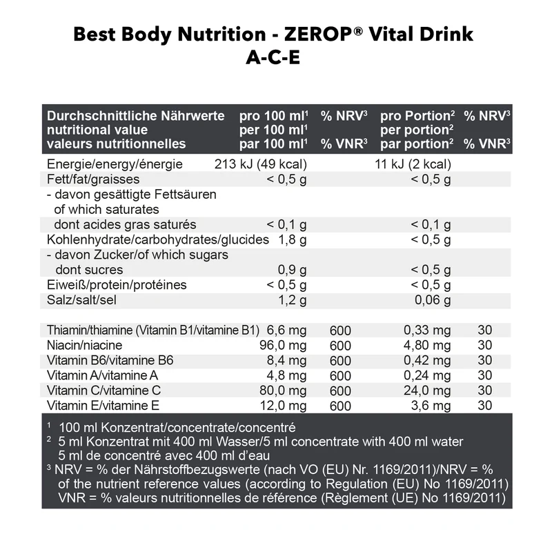 Vital Drink Konzentrat (1000ml)