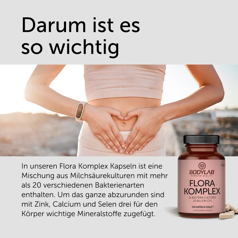 Flora Complex / Komplex (150 capsules) (21 Bacteria Cultures 20 Billion CFU)