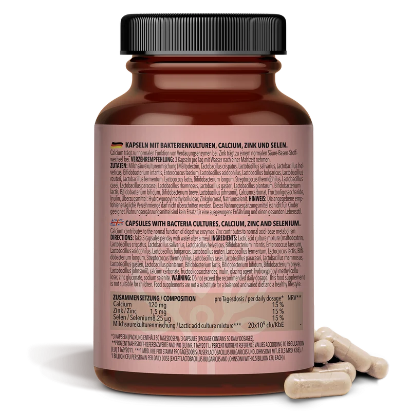 Flora Complex / Komplex (150 capsules) (21 Bacteria Cultures 20 Billion CFU)