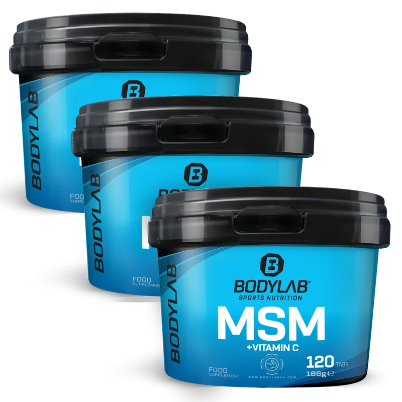 3 x MSM + Vitamine C (120 tabletten)