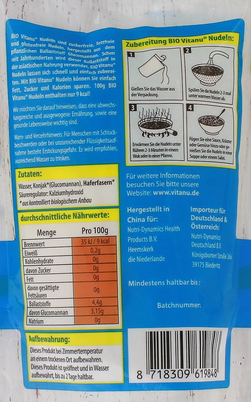 Bio Tagliatelle Konjac Noodles (270g)