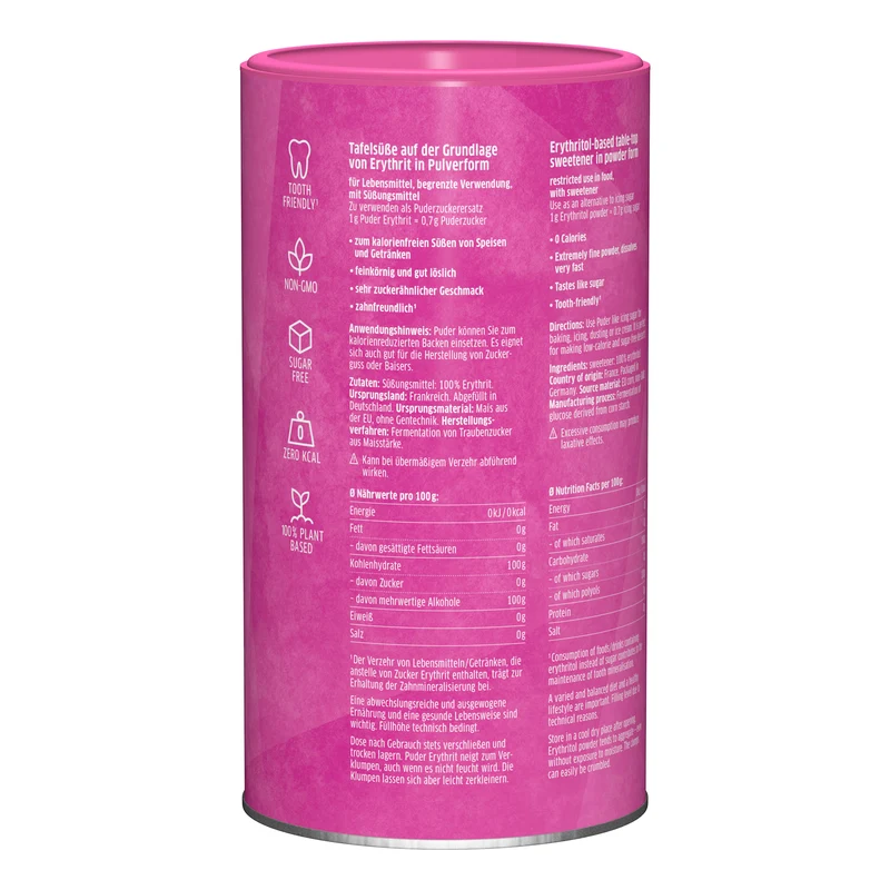 Poeder Xucker Erythritol (600g)