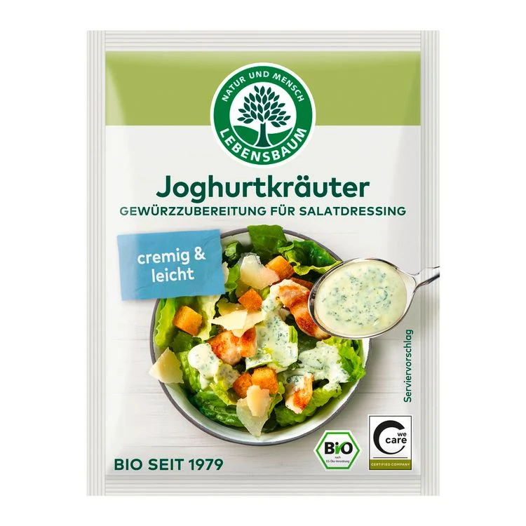 Lebensbaum - Joghurt-Kräuter Gewürzmischung bio, 3x5g