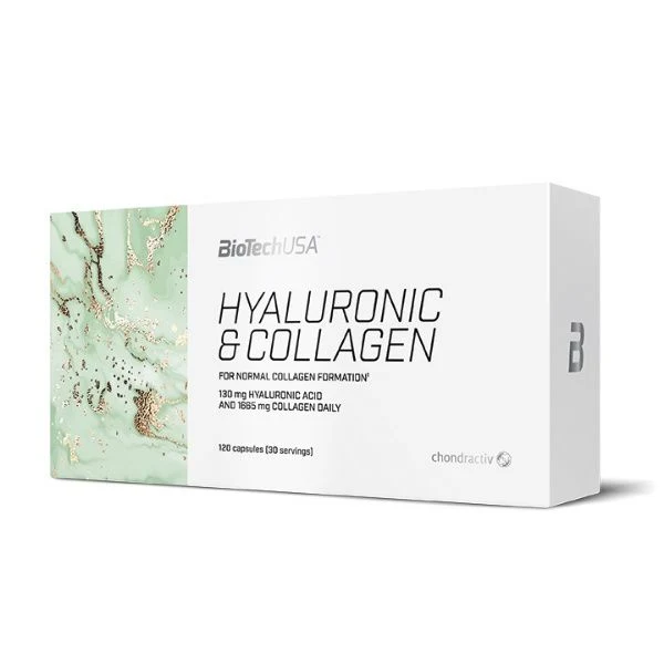 BioTechUSA Hyaluronic & Collagen 120 Kapseln