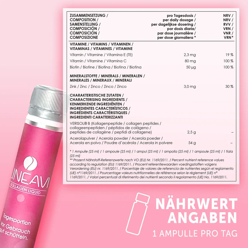 Kollagen Liquid (30x25ml Trinkfläschchen)