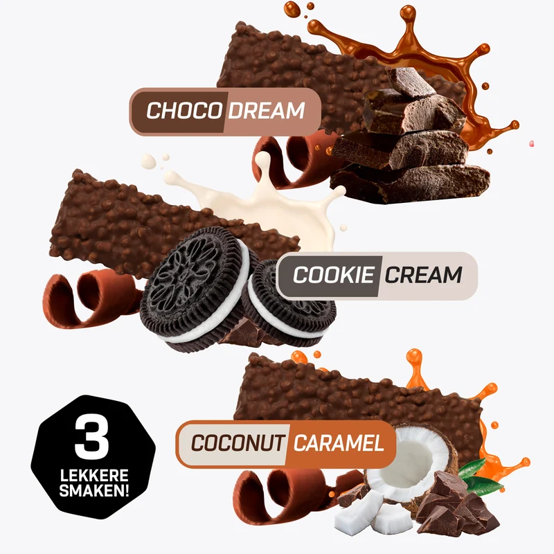 Crunchy Protein Bar Deluxe (12x65g)
