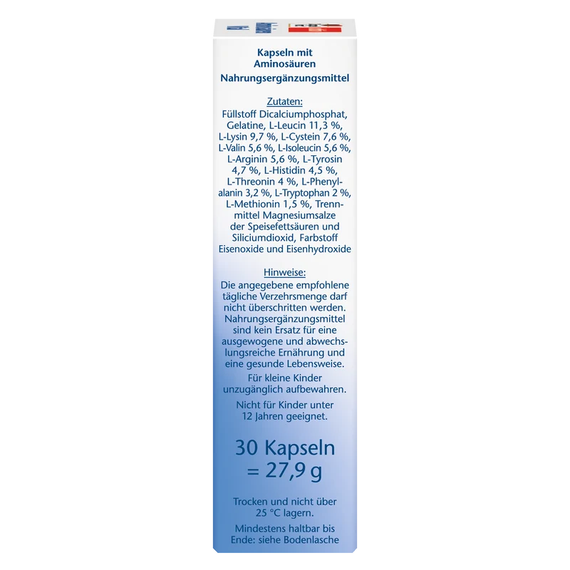 Aminosäuren Vital (30 Kapseln)