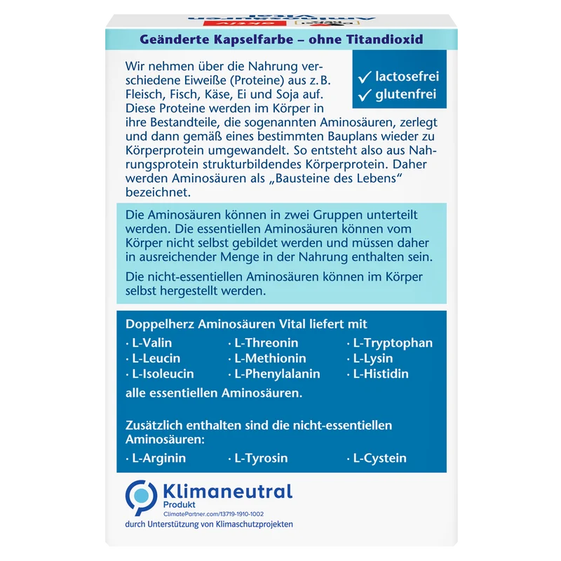 Aminosäuren Vital (30 Kapseln)