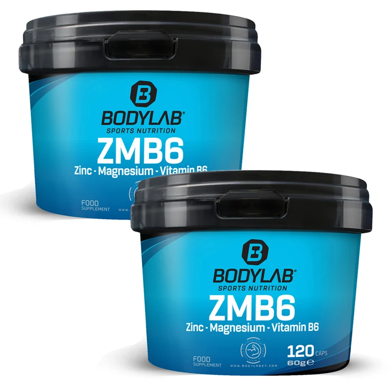 2 x ZMB6 - Zinc - Magnesium - Vitamin B6 (elk 120 capsules)