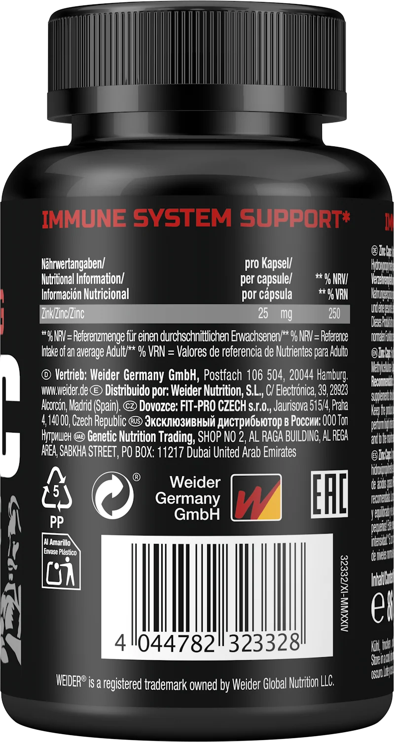 Zinc Strong Caps (120 caps)