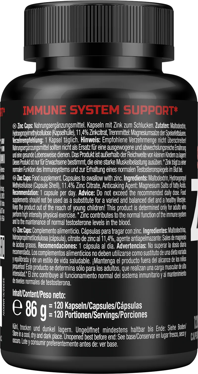 Zinc Strong Caps (120 caps)