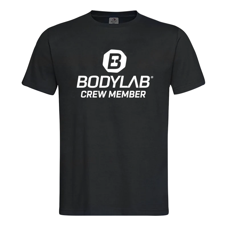 Bodylab24 T-Shirt zwart - CREW MEMBER