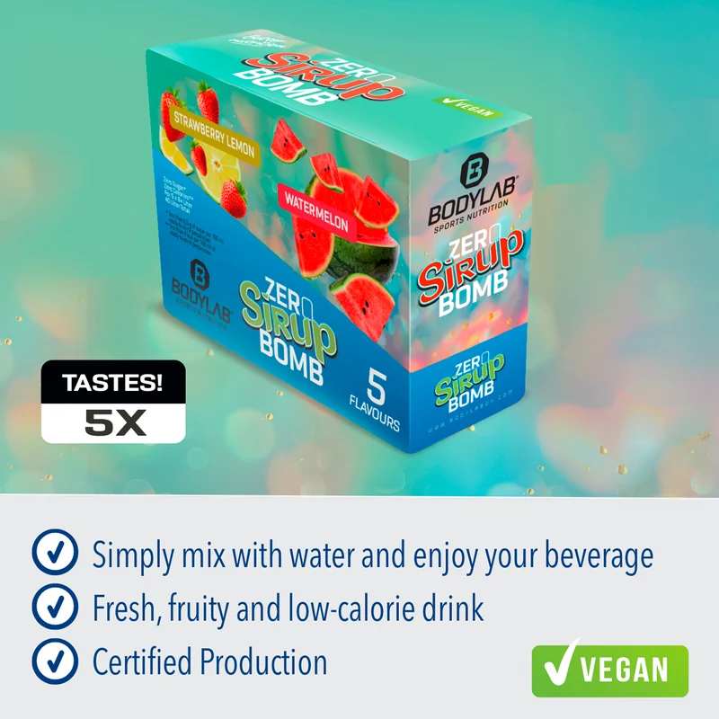 Dubbelpak Zero Sirop BOMB (2x een box met 5x 65ml)