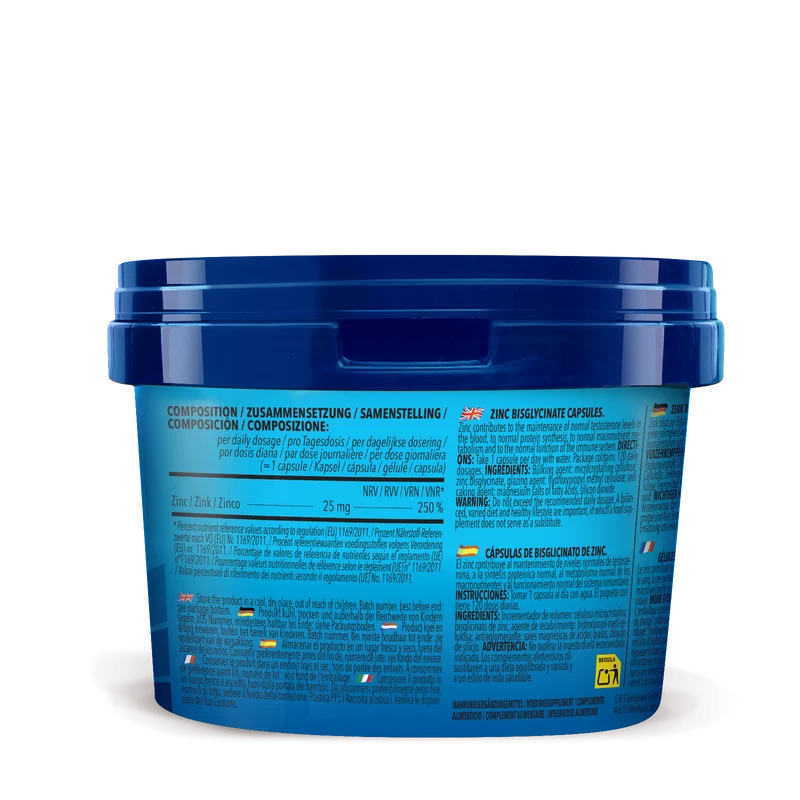 3 x Zinc Bisglycinate (elk 120 capsules)