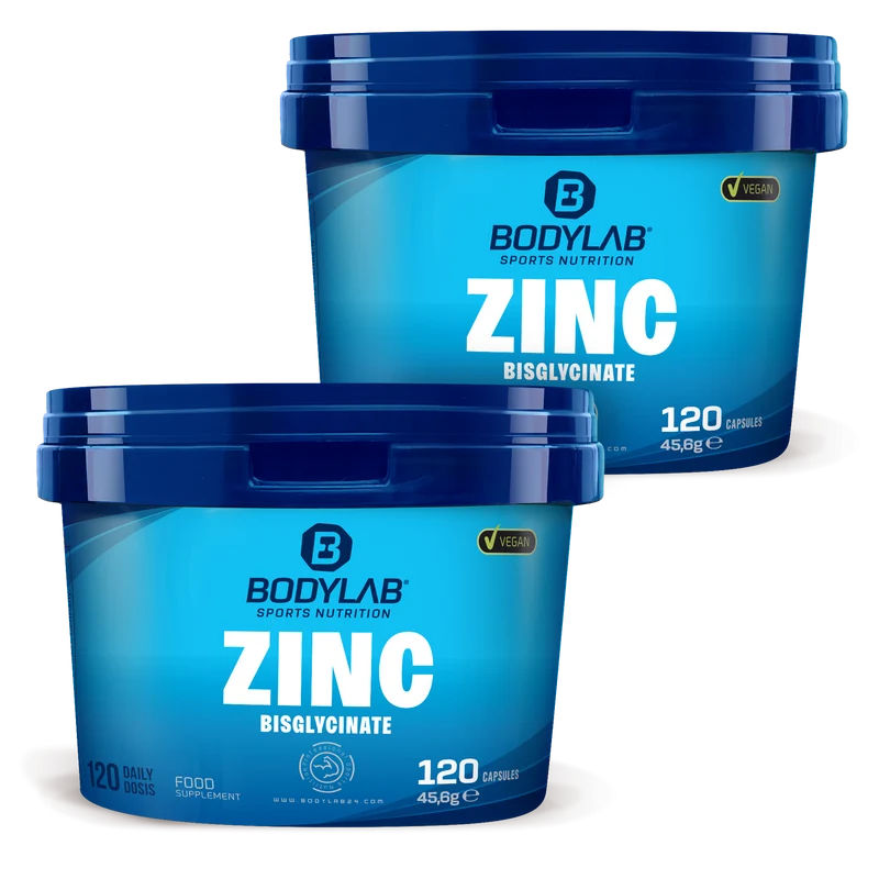 2 x Zinc Bisglycinate (elk 120 capsules)
