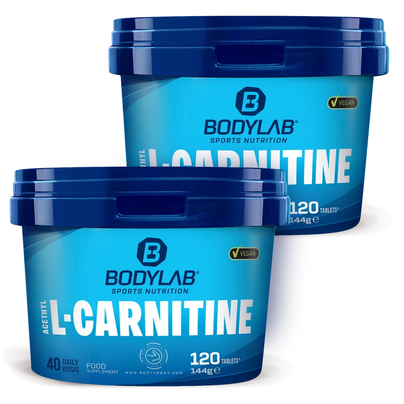 2 x Bodylab24 Acetyl L-Carnitine (elk 120 tabs)