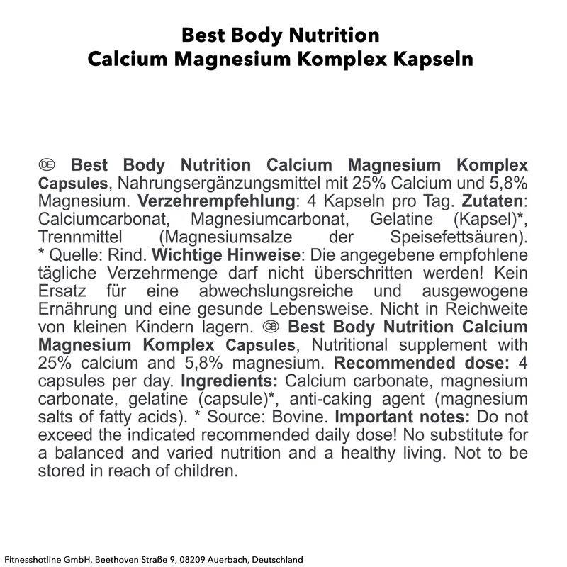 Calcium Magnesium (100 caps)
