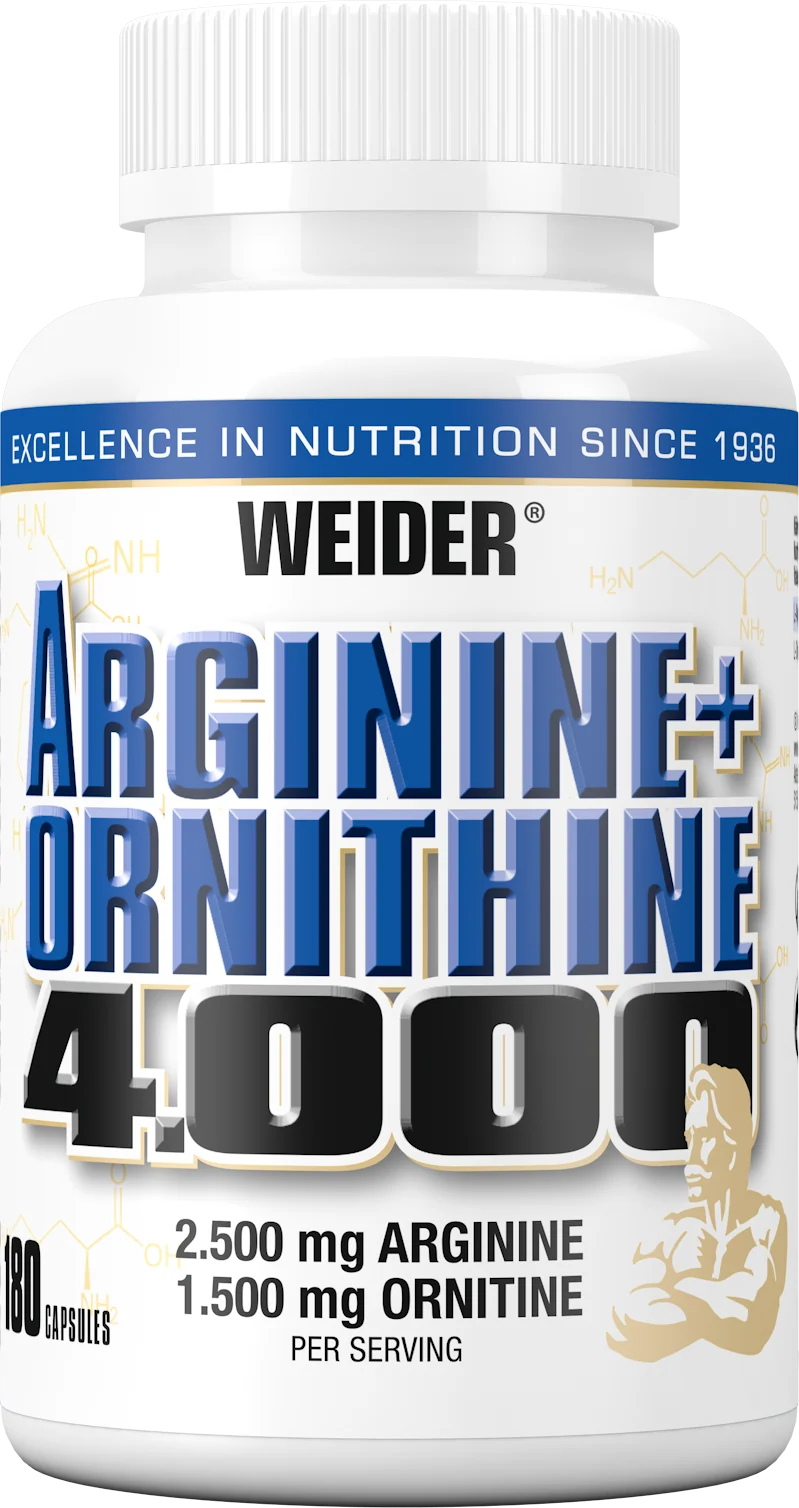 Arginine + Ornithine 4.000 (180 caps)