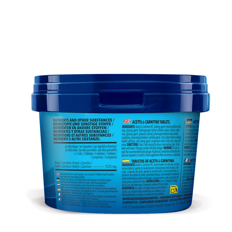 L-Carnitine (Acetyl L-Carnitine) (120 tabletten)