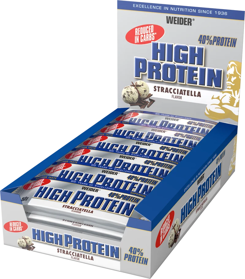 40% Low Carb High Protein Bar (24x50g)