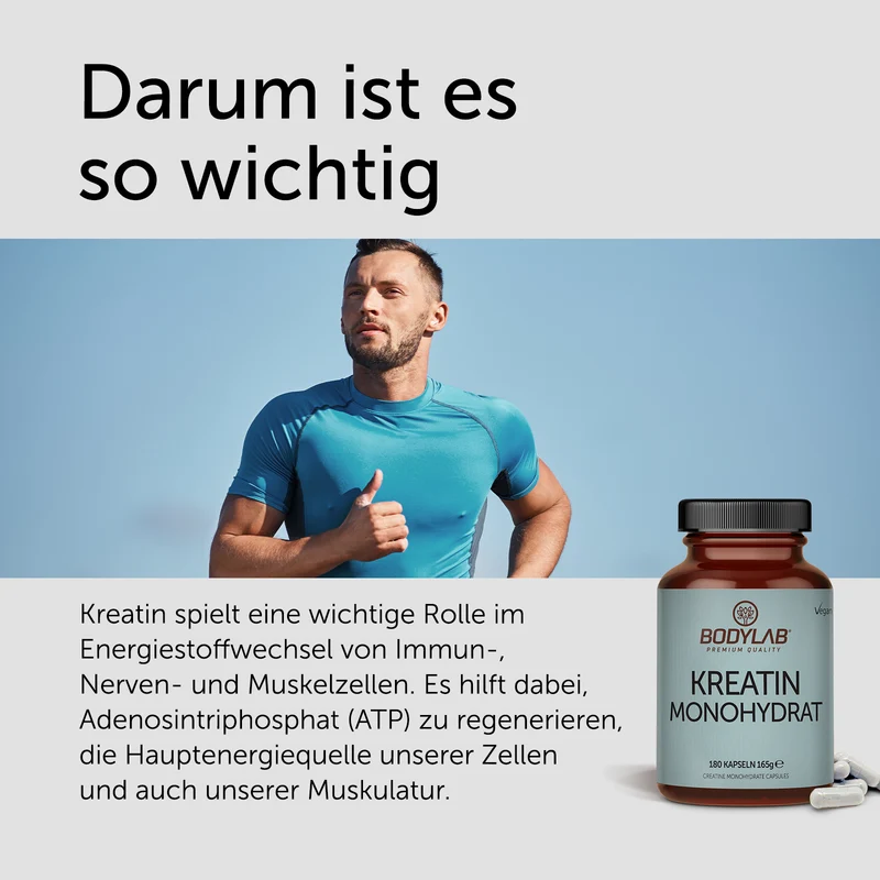 Kreatin Monohydrat (180 capsules)