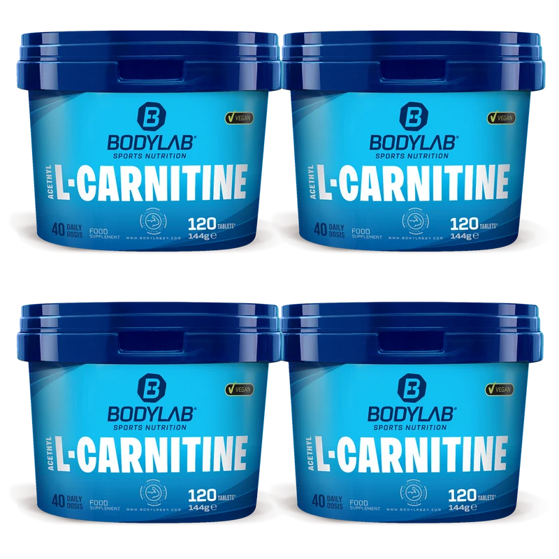 4 x Bodylab24 Acetyl L-Carnitine (elk 120 tabs)