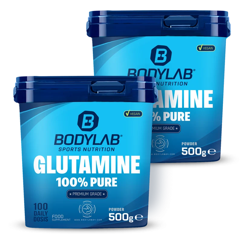 2 x Bodylab24 Glutamin Powder (elk 500g)