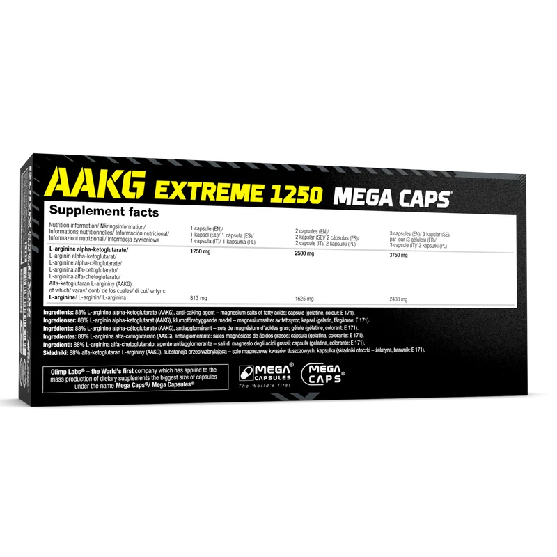 AAKG Extreme Mega caps (120 caps)