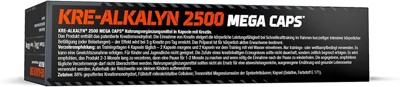 Kre Alkalyn 2500 Mega caps (120 caps)