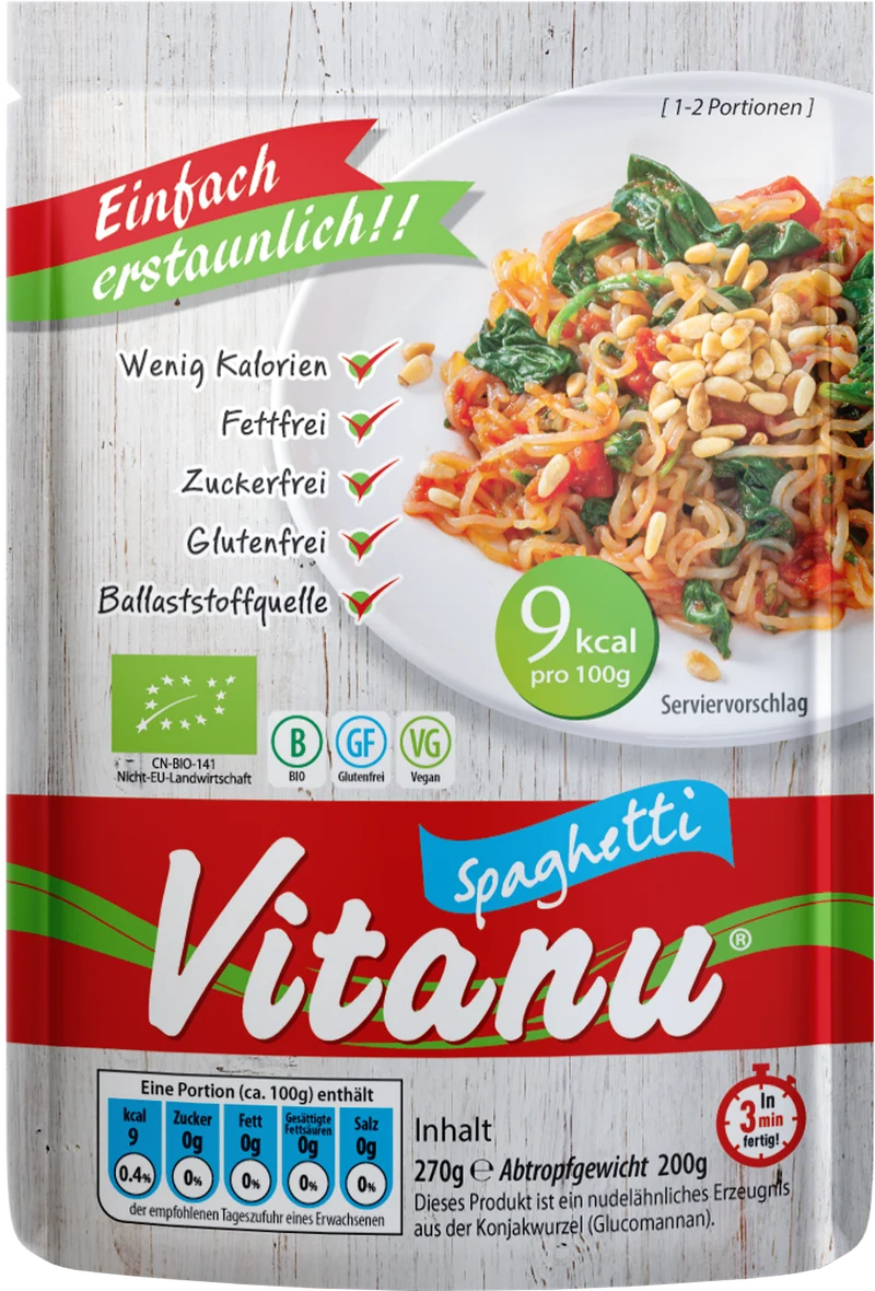 Bio konjac Spaghetti (270g)