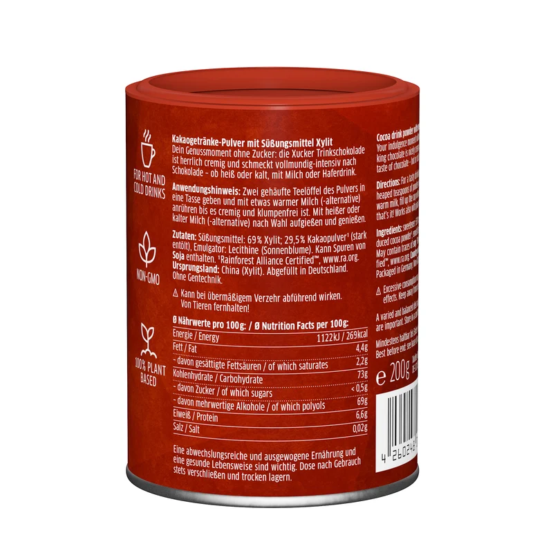 Xucker Hot Chocolate Drink-Chocolate (200g)