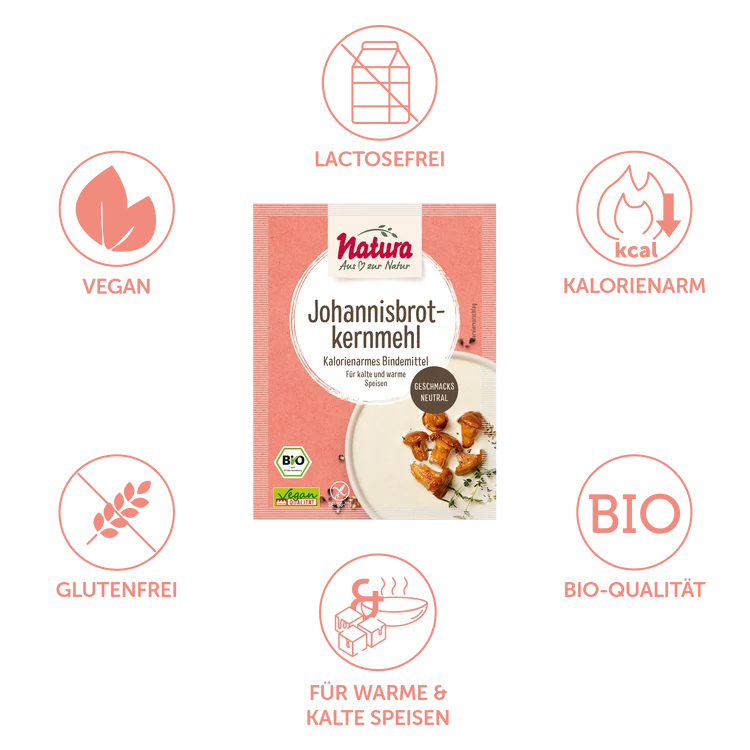 Natura - Johannisbrotkernmehl bio, 30g