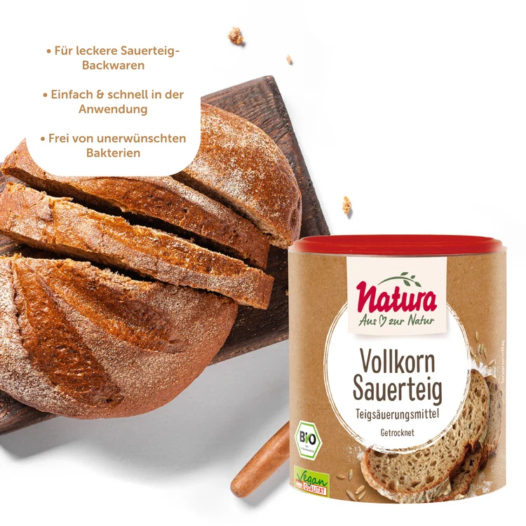 Natura - Vollkorn-Sauerteig bio, 125g