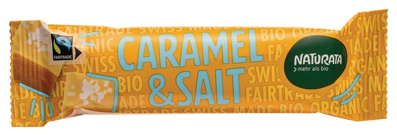 NATURATA - Caramel & Salt Schokoriegel bio, 33g