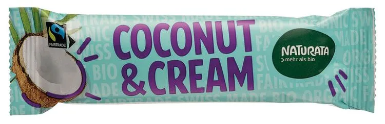NATURATA - Coconut & Cream Schokoriegel, 33g