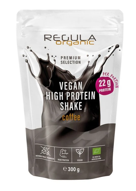 Regula Organic - Protein Shake vegan coffee, Bio, 300g