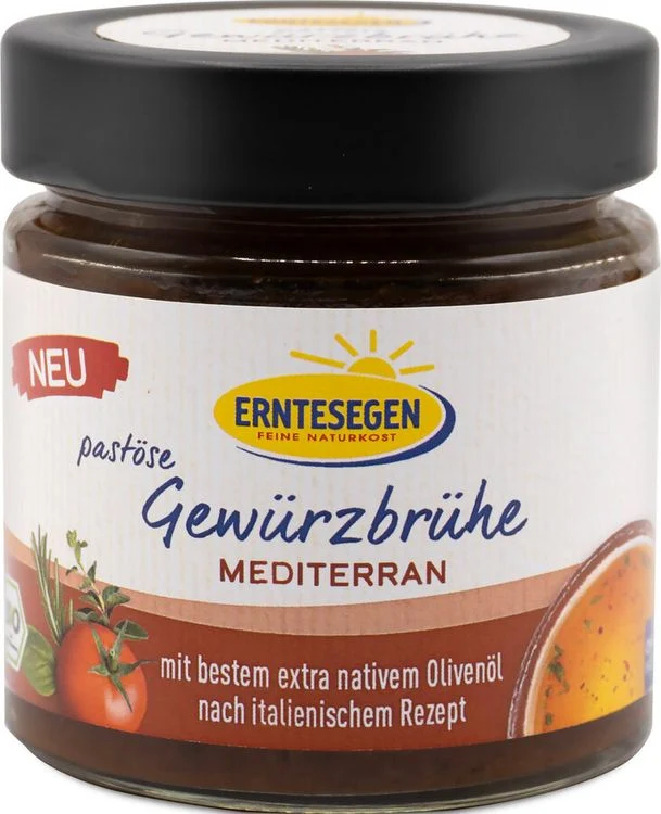Erntesegen - Gewürzbrühe Mediterran pastös bio, 200g