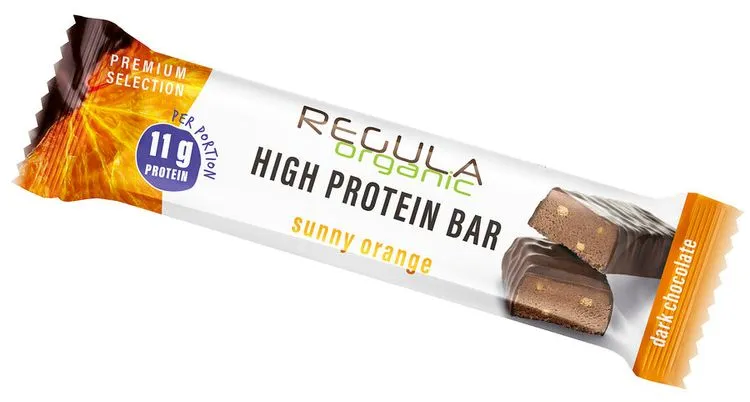 Regula Organic - Protein Bar sunny orange in ZB Schokol., Bio, 40g
