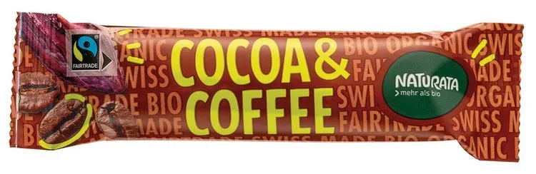 NATURATA - Cocoa & Coffee Schokoriegel bio, 33g