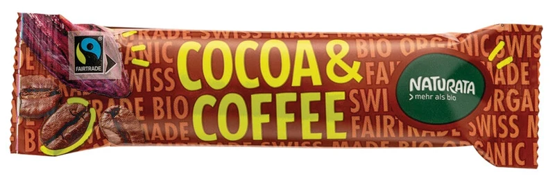 NATURATA - Cocoa & Coffee Schokoriegel bio, 33g