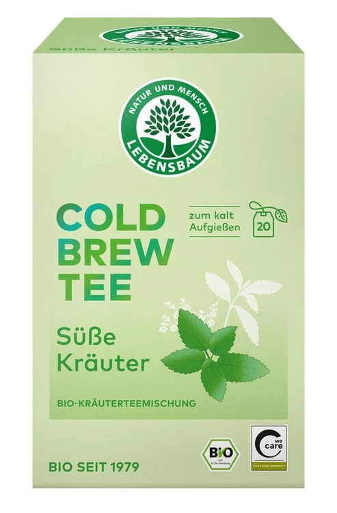 LEBENSBAUM - Cold Brew Tee Süße Kräuter bio, 20 Teebeutel (30 g)