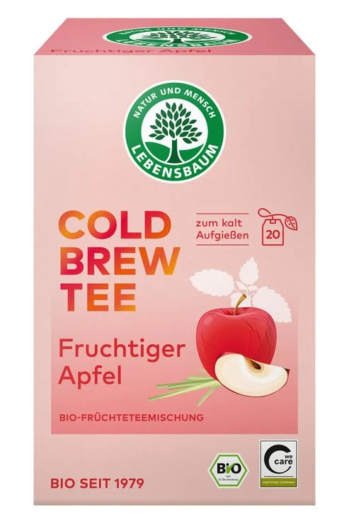 LEBENSBAUM - Cold Brew Tee Fruchtiger Apfel bio, 20 Teebeutel (40 g)