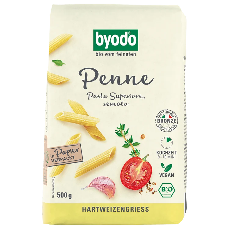 Byodo - Penne hell bio, 500g