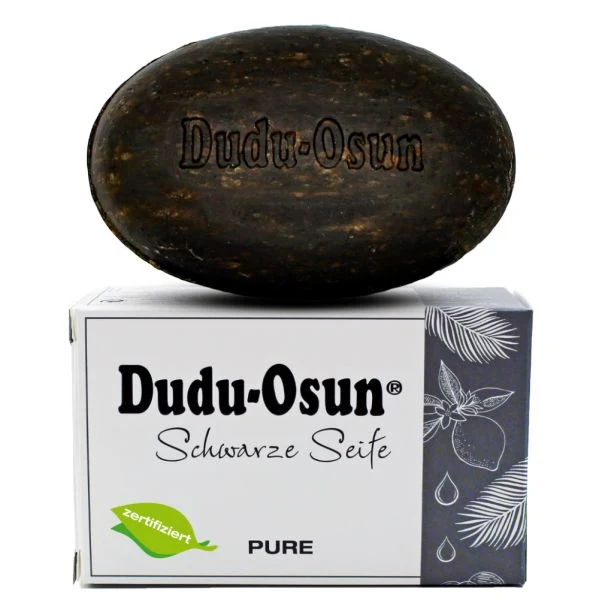 Spa Vivent - Dudu Osun® PURE - Schwarze Seife aus Afrika - parfümfrei, 150g