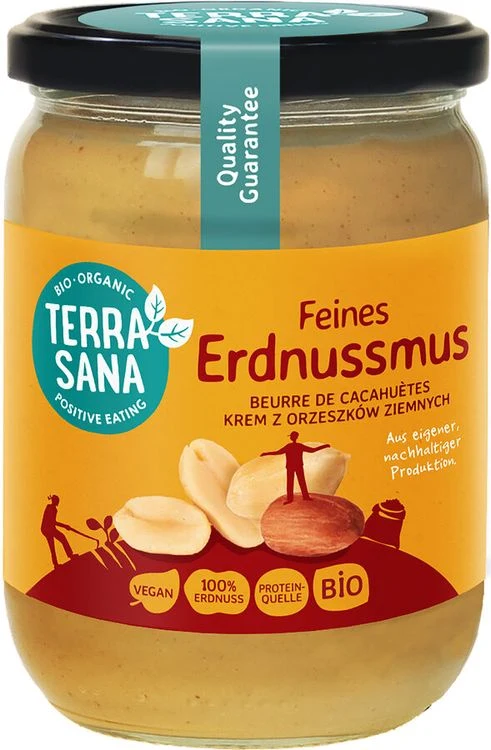 TerraSana - Erdnussmus fein bio, 500g