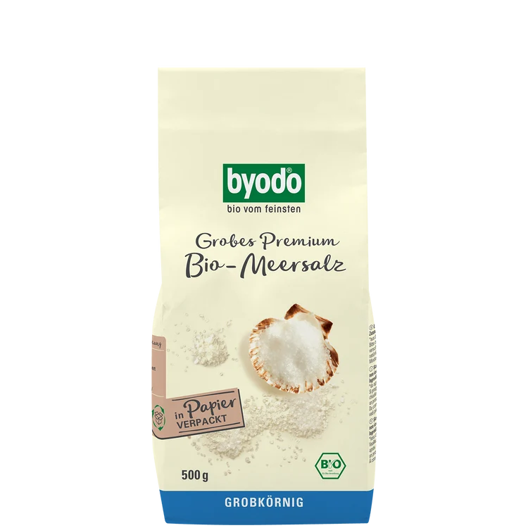 Byodo - Atlantik Meersalz grob, 500g