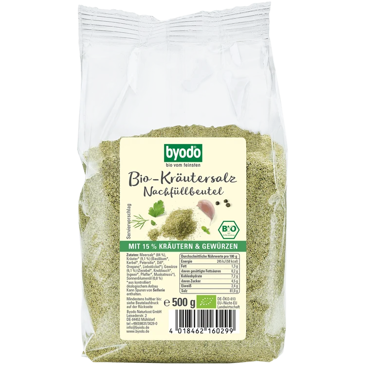 Byodo - Kräutersalz bio, 500g